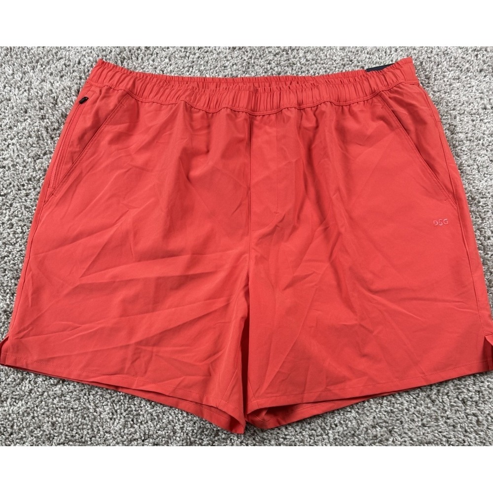 NEW DSG Mens 6" Agility Woven Training Shorts Red Sun Athletic‎ Workout XL